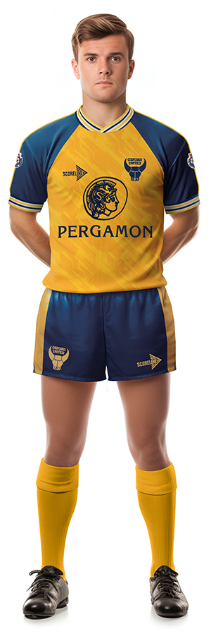 Oxford United 1990 Home Kit